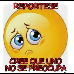 REPORTESE CREE QUE UNO NO SE PREOCUPA - getsticker.com
