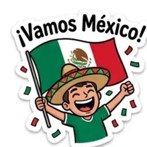 ¡Vamos México! - getsticker.com