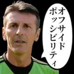 サッカーの審判おじさん