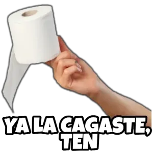 YA LA CAGASTE, TEN - getsticker.com