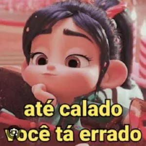 até calado você tá errado - getsticker.com
