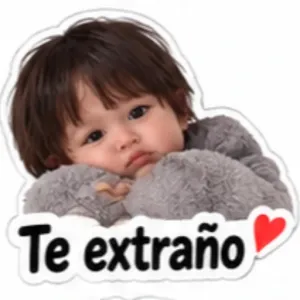 Te extraño - getsticker.com