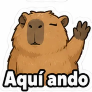 Aquí ando - getsticker.com