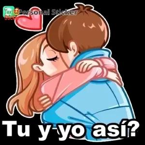 Tu y yo así? - getsticker.com