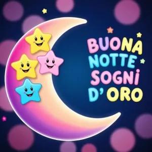 BUONA NOTTE SOGNI D'ORO - getsticker.com