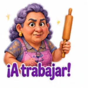 ¡A trabajar! - getsticker.com