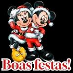 Mickey e Minnie de Natal