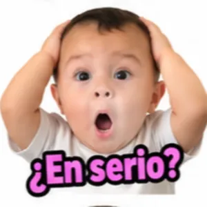 ¿En serio? - getsticker.com