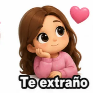 Te extraño - getsticker.com