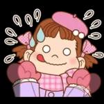 ペコちゃん☆冬のスタンプ