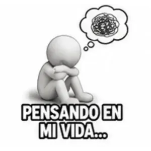 PENSANDO EN MI VIDA... - getsticker.com