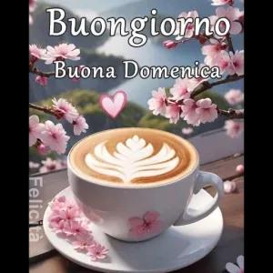 Buongiorno Buona Domenica Felicita - getsticker.com
