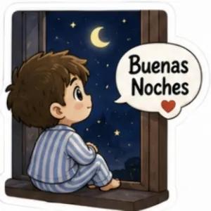 Buenas Noches - getsticker.com