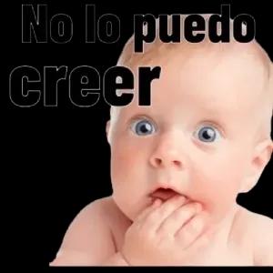No lo puedo creer - getsticker.com