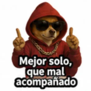 Mejor solo, que mal acompañado - getsticker.com