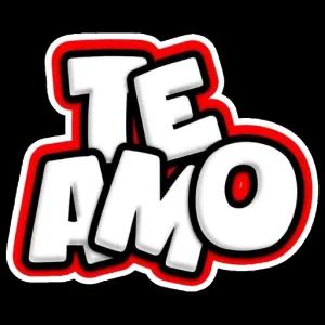 TE AMO - getsticker.com