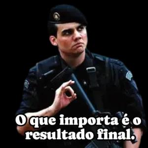 O que importa é o resultado final. - getsticker.com