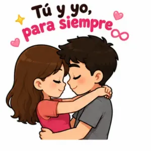 Tú y yo, para siempre - getsticker.com