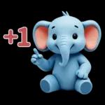 可愛大象♡早安