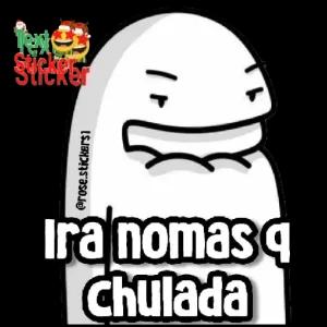 Text Sticker Ira nomas q chulada - getsticker.com