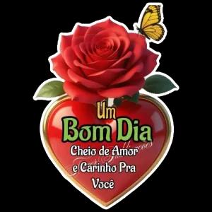 Um Bom Dia Cheio de Amor e Carinho Pra Você - getsticker.com