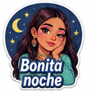 Bonita noche - getsticker.com