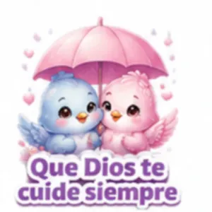 Que Dios te cuide siempre - getsticker.com