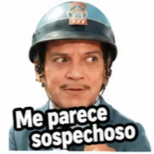 Me parece sospechoso - getsticker.com