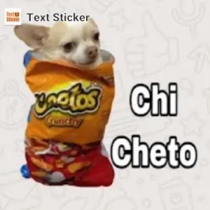 Text Sticker, Chi Cheto, Crunchy - getsticker.com
