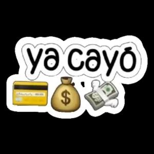 ya cayó - getsticker.com