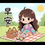 波浪長髮女孩-溫暖過冬天(聖誕春節)