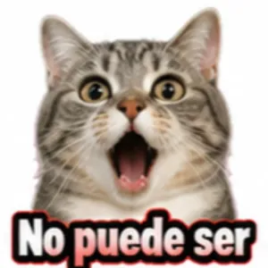 No puede ser - getsticker.com