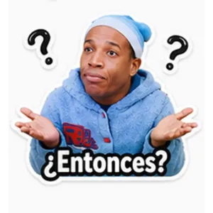 ¿Entonces? - getsticker.com
