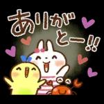 夏・天気【白うさぎさん＆インコちゃん】
