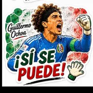 Guillermo Ochoa ¡Sí se puede! - getsticker.com