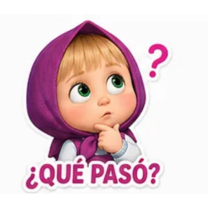 ¿QUÉ PASÓ? - getsticker.com