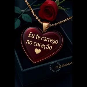 Eu te carrego no coração - getsticker.com