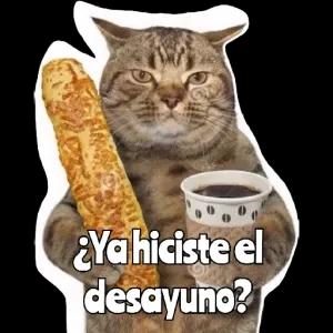 ¿Ya hiciste el desayuno? - getsticker.com