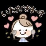 【日常】挨拶♡おだんごスマイルガール♡