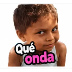Qué onda - getsticker.com