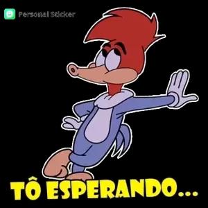 TÔ ESPERANDO... - getsticker.com