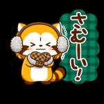 雪とぽんぽこたぬき❄️