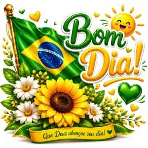 Bom Dia! Que Deus abençoe seu dia! - getsticker.com