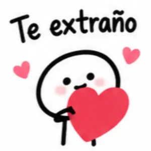 Te extraño - getsticker.com