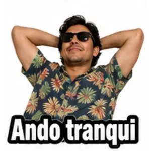 Ando tranqui - getsticker.com