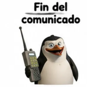 Fin del comunicado - getsticker.com