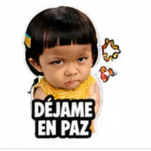 DÉJAME EN PAZ - getsticker.com