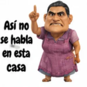 Asi no se habla en esta casa - getsticker.com