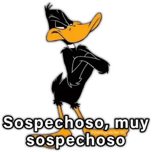 Sospechoso, muy sospechoso - getsticker.com