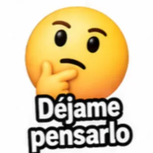Déjame pensarlo - getsticker.com
